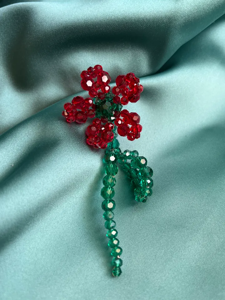 Floral Embellished Single Earring