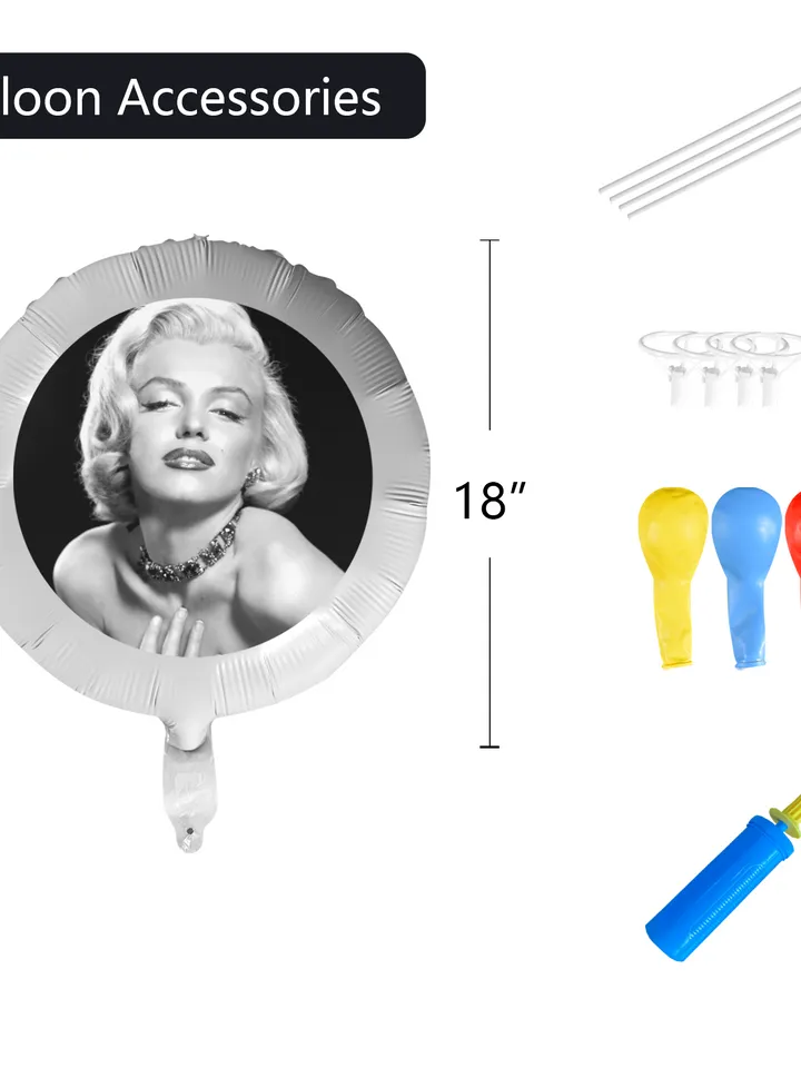 Marilyn Monroe Foil Balloon