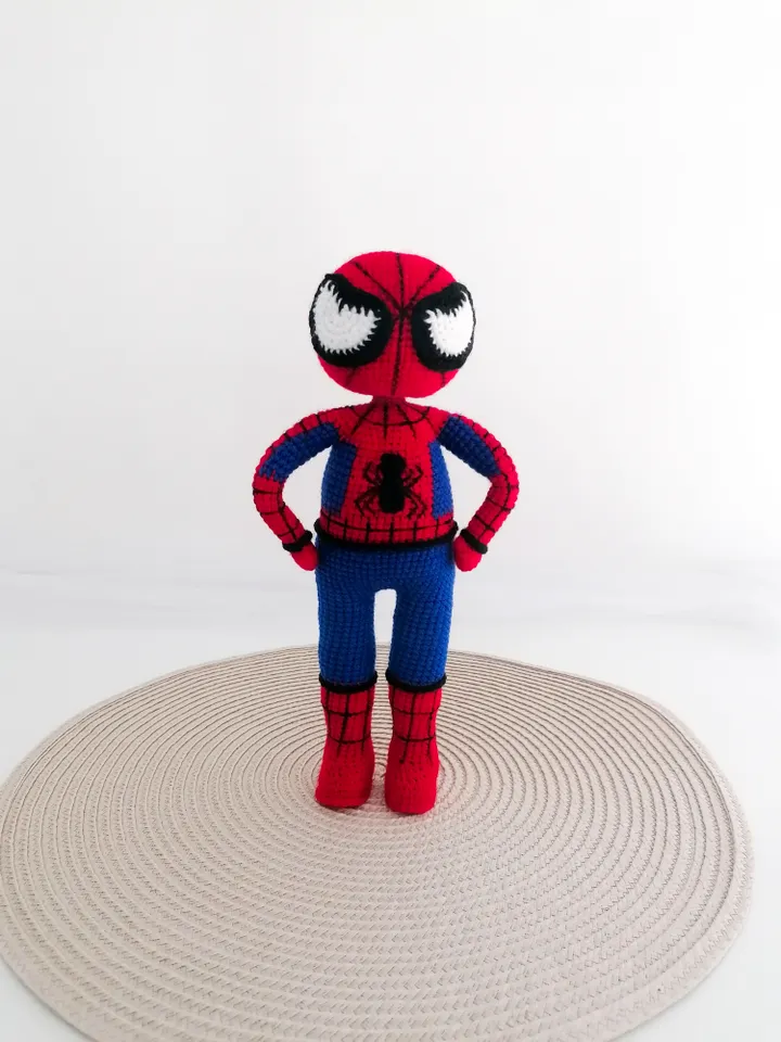 spiderman, crocheted, handmade