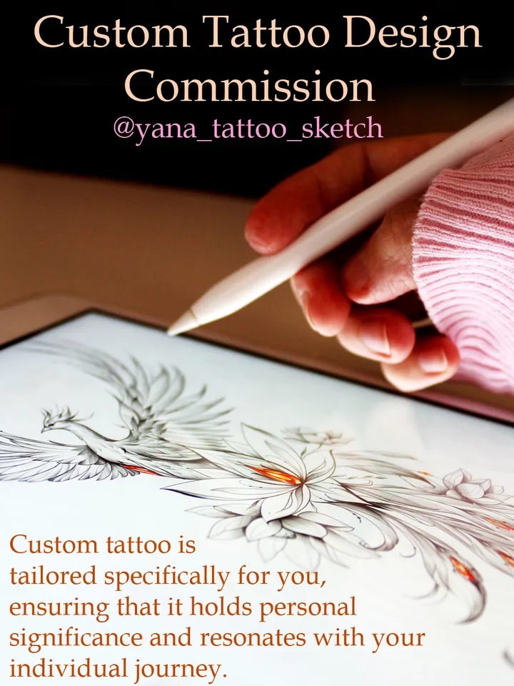 Custom Tattoo Design Commission Personalized Custom Tattoo Order