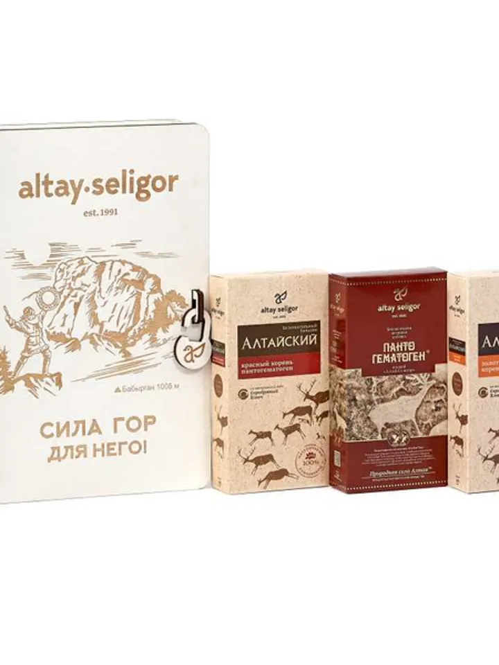 Gift set of balms Power of the mountains for him, Altai