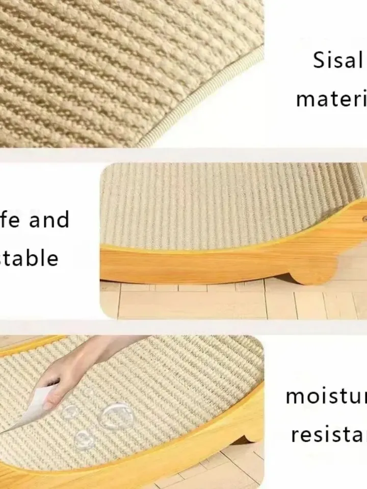 Wooden scratching posts for cats