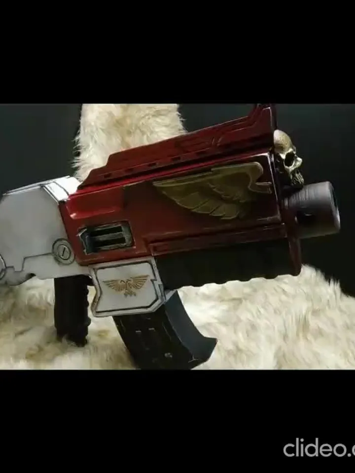 Bolter - pistol - bolt pistol - paintball gun - decorated - Warhammer 40K - insp