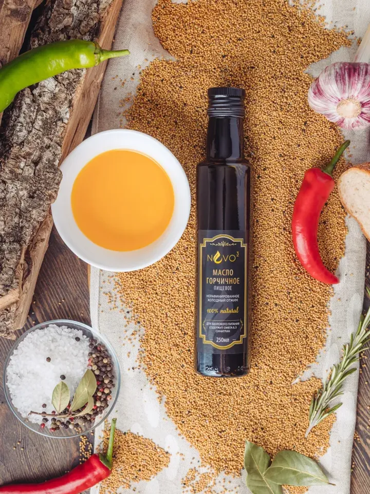 Unrefined Mustard Oil First Cold Pressed 250 ml