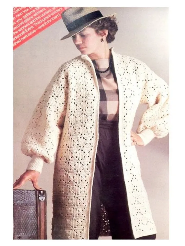 Cardigan crochet pattern pdf, cardigan women ladies pattern pdf