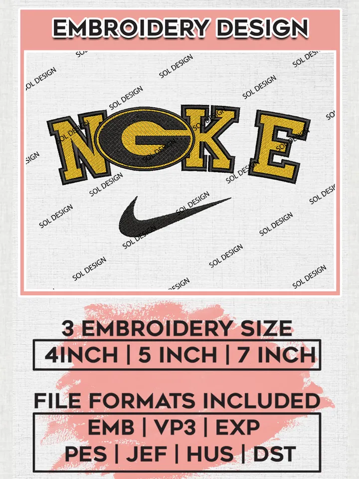 Nike Georgia Bulldogs Machine Embroidery Design, NCAA Georgia Bulldogs Embroidery Design files, NCAA Embroidery Designs, NCAA Machine Embroidery Designs, Digital Download