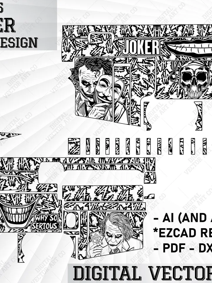 Joker Custom Vector Design for Ar 15