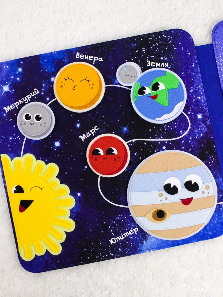 Felt Planets Sewing Patterns