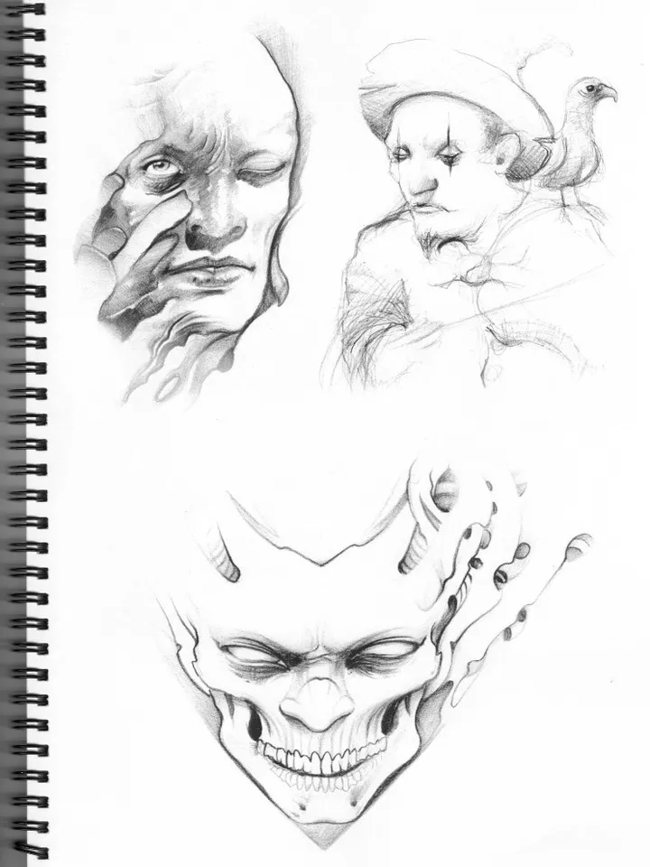 Jack Ribeiro - Dark sketchbook 2009