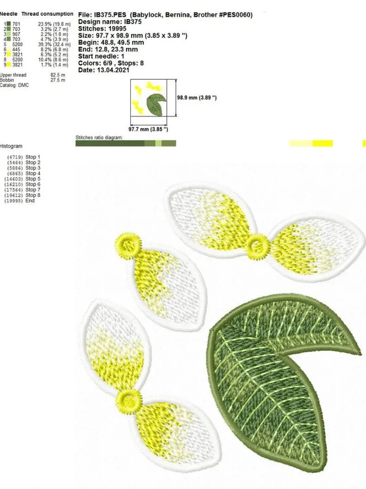 Plumeria brooch and earrings FSL machine embroidery designs Free standing lace embroidery pattern 3D flower embroidery motif Flower FSL