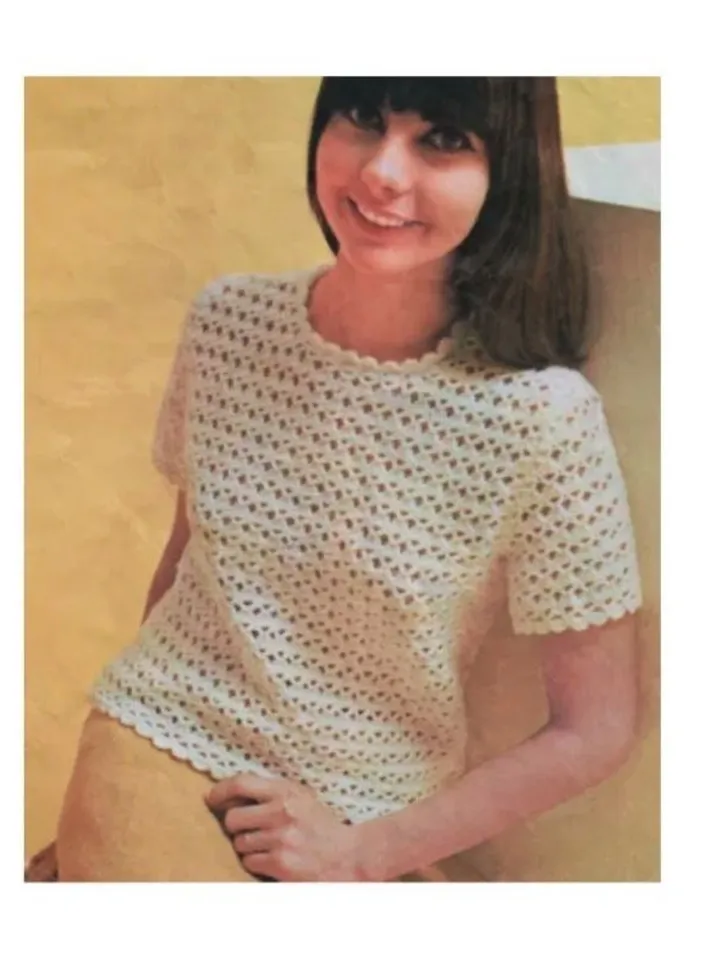 Crochet pattern jumper, crochet pattern top, women top, summer top crochet pattern