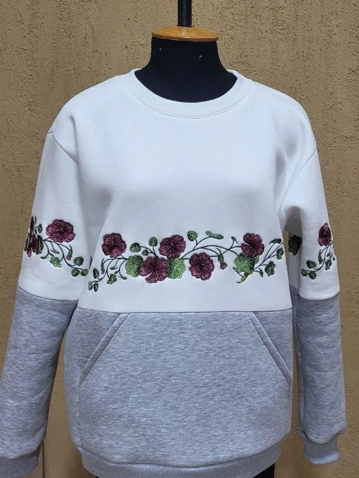 Machine Embroidery Design Set &quot;Nasturtium&quot;