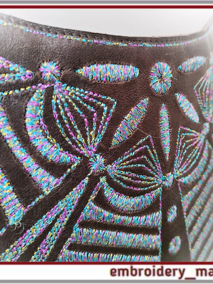 Geometric Pattern machine embroidery design by Embroidery Manavi 05