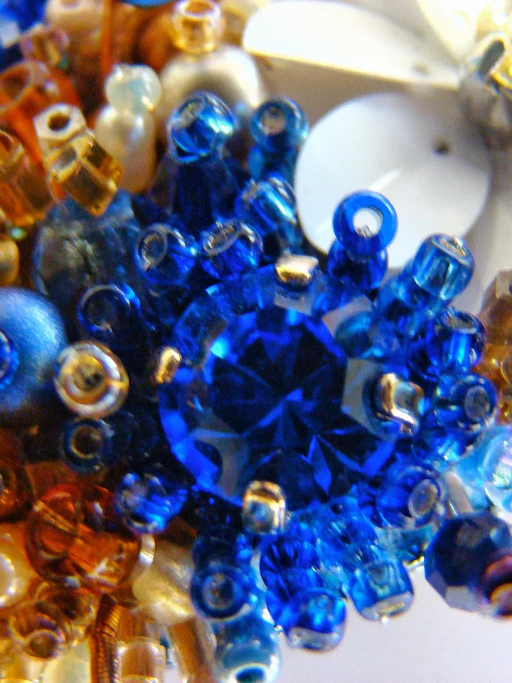 Brooch Bouquet, beaded brooch, flower embroidered, gift ideas