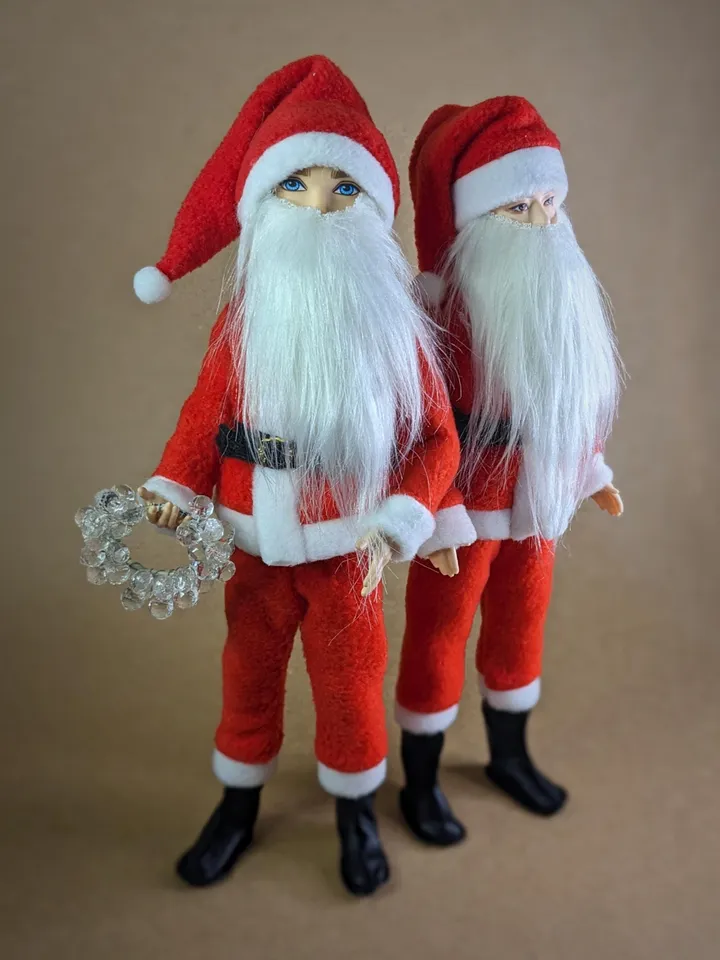 Cosplay Christmas Santa Claus costume for 11 inch fashion male dolls (MH, EAH or BTS)