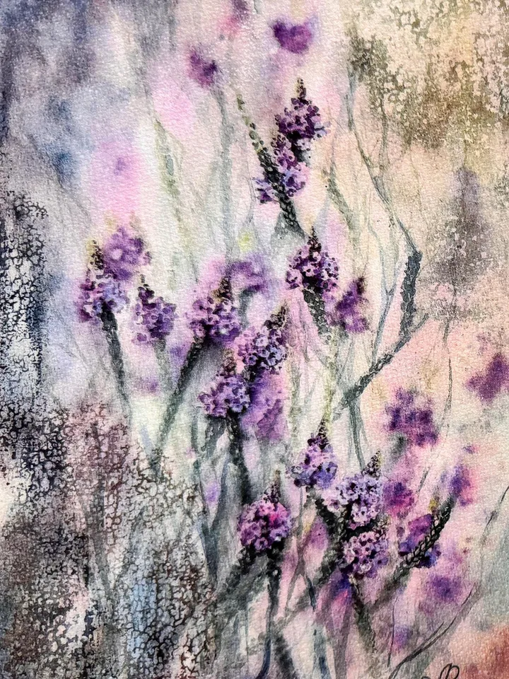 Flowers Watercolor Painting Floral Set of 2 Prints Wildflowers Wall art  Flowers Prints Artichoke Art