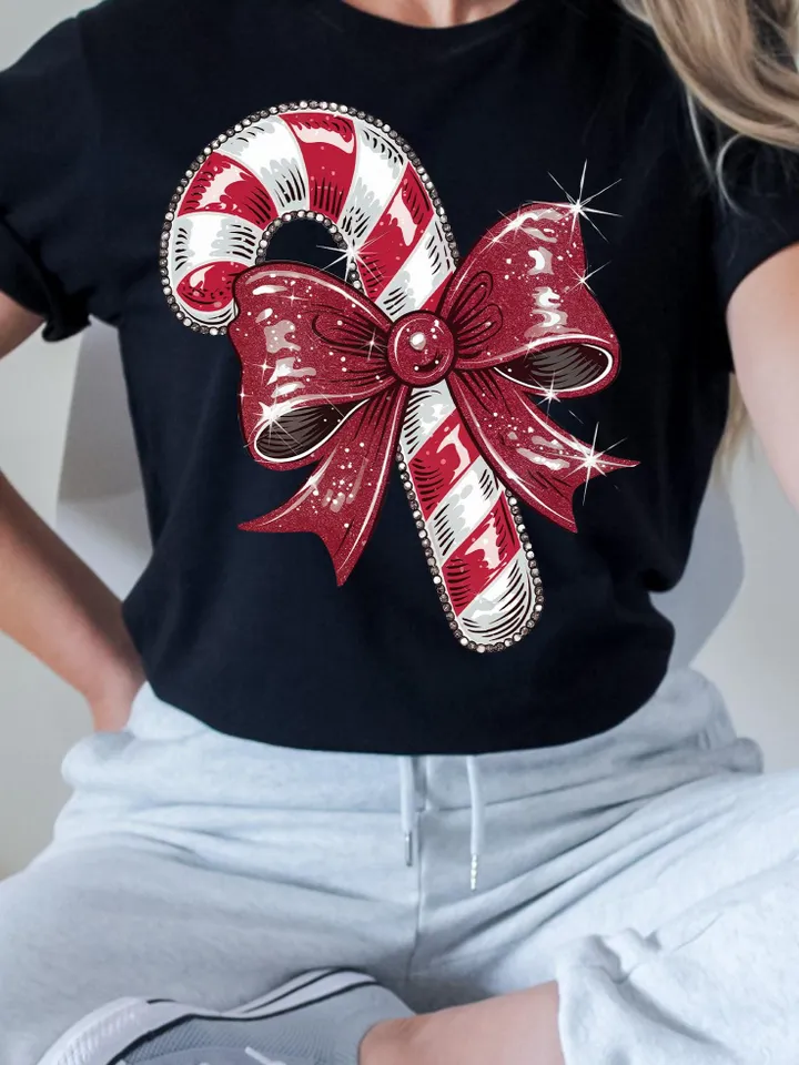 Candy Cane png Christmas png Glitter Christmas png Coquette Holiday png Merry Christmas png Retro Christmas png Merry xmas png Disco png
