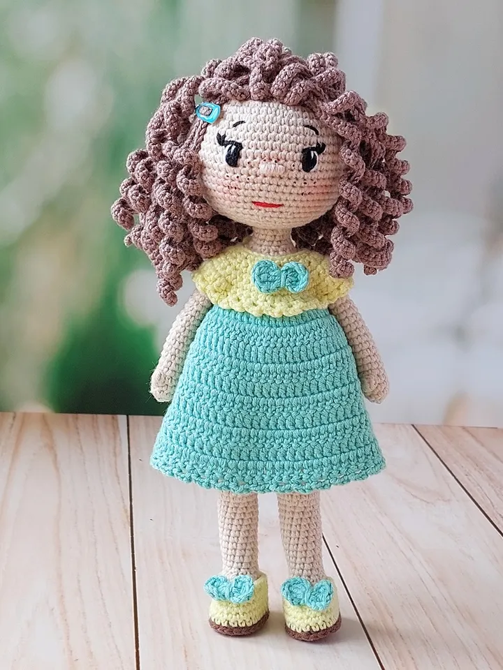 Crochet doll pattern. Pattern amigurumi. Digital crochet pattern. Crochet tutorial doll. Pattern baby doll. Pattern PDF.