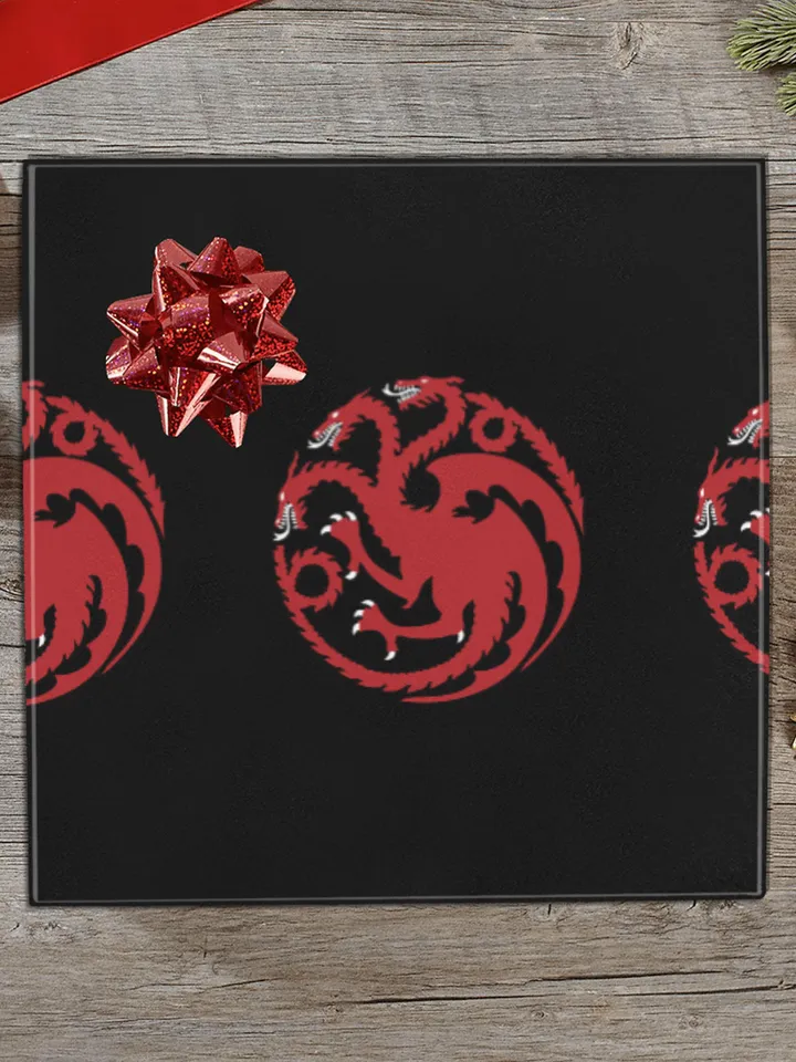 Targaryen Dragon Gift Wrapping Paper