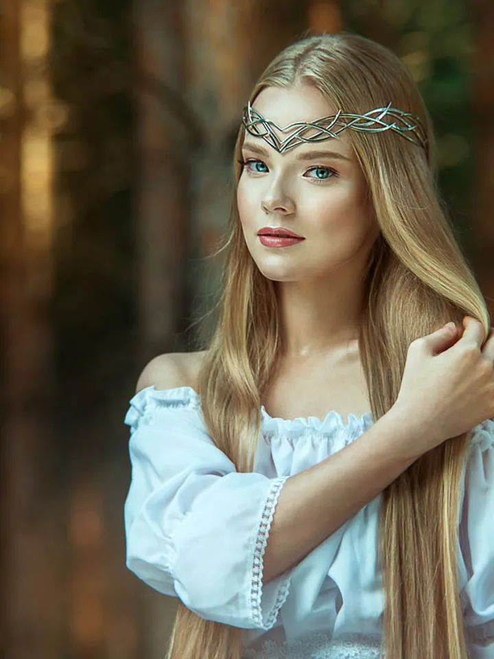 Wedding tiara bridal diadem Elven crown Jewelry Diadem fantasy circlet fairy Tiara bridal headband fantasy Tiara Nimueh