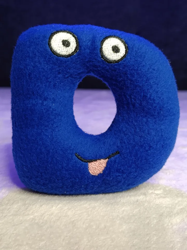 Alphabetical plush letters