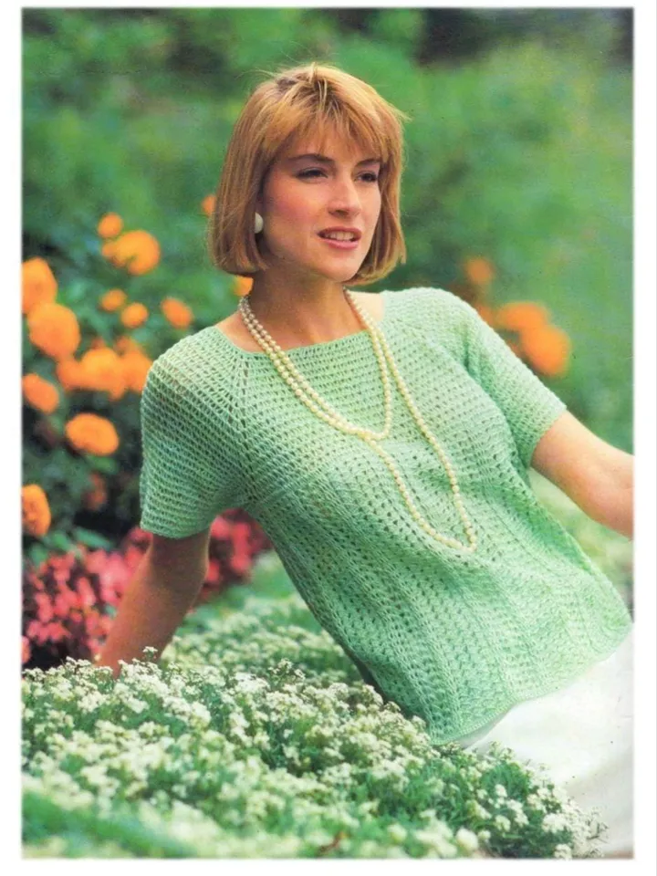 Lase sweater pattern, summer sweater, top crochet pattern pdf instant download