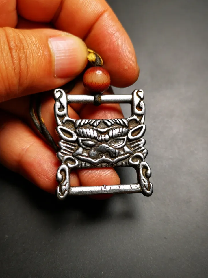 Gandhanra Handmade Scripture Book Buckle,DIY Buckle for Book,Belt,Made of Cold Iron