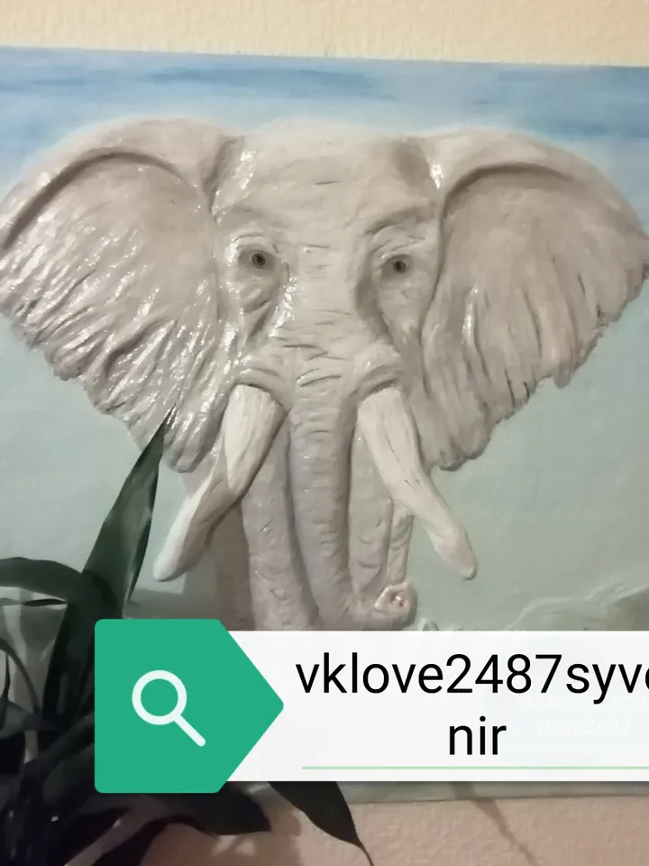 Авторская картина Слон