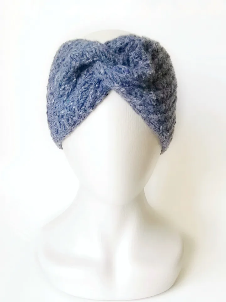 Luxurious Hand-Knit Merino Wool & Cashmere Women's Headband - Soft, Cozy, and Stylish - Shop Now for a Touch of Elegance. FREE SHIPPING!