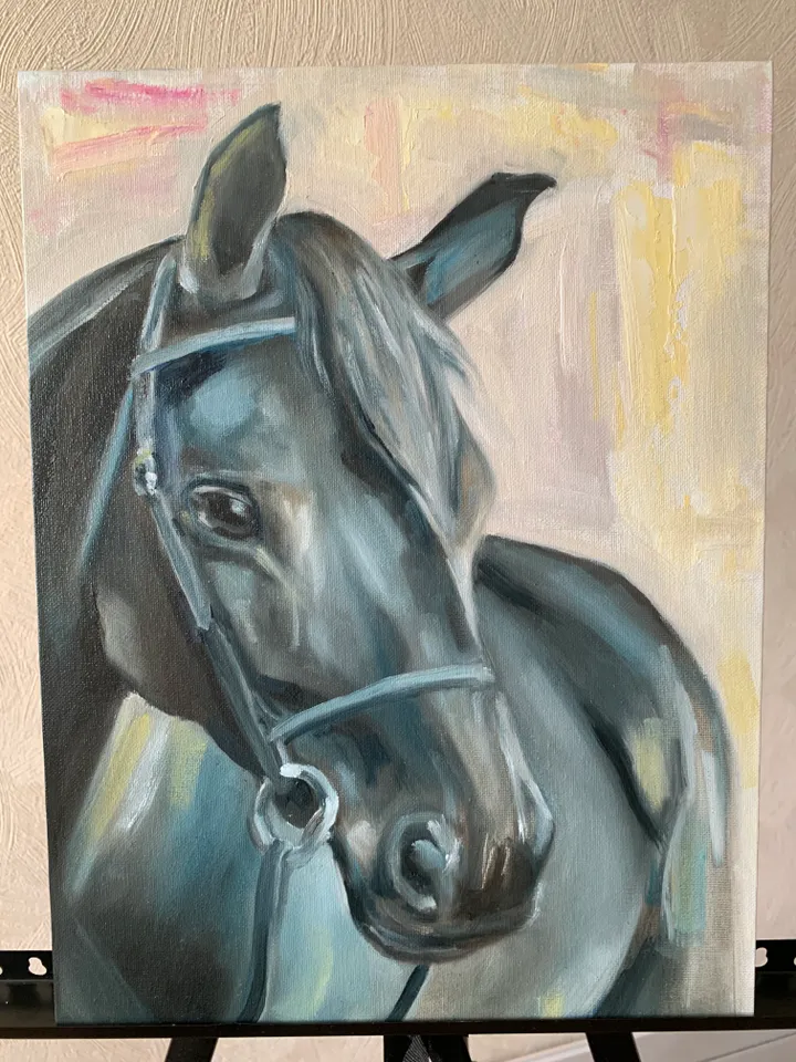 Horse oil original painting
