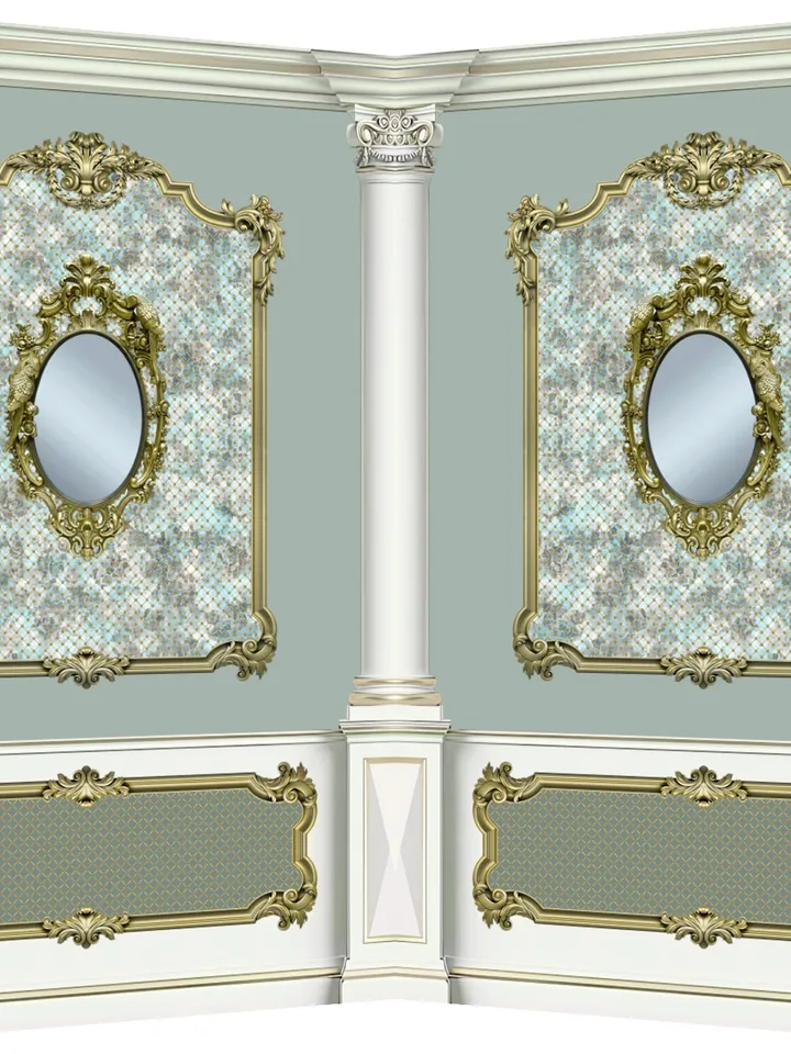 Wallpapers- Set 17-v6 | Printables for Dollhouses and Unique Miniature Projects | Digital Downloads | in Scale 1/12th