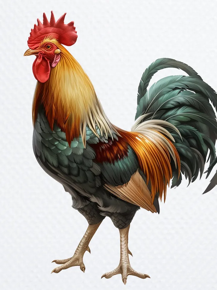 8 Rooster Clipart, Rooster PNG bundle, Western Clipart, Farm Animal PNG, digital art for Sublimation, Nursery Clipart, Digital Download