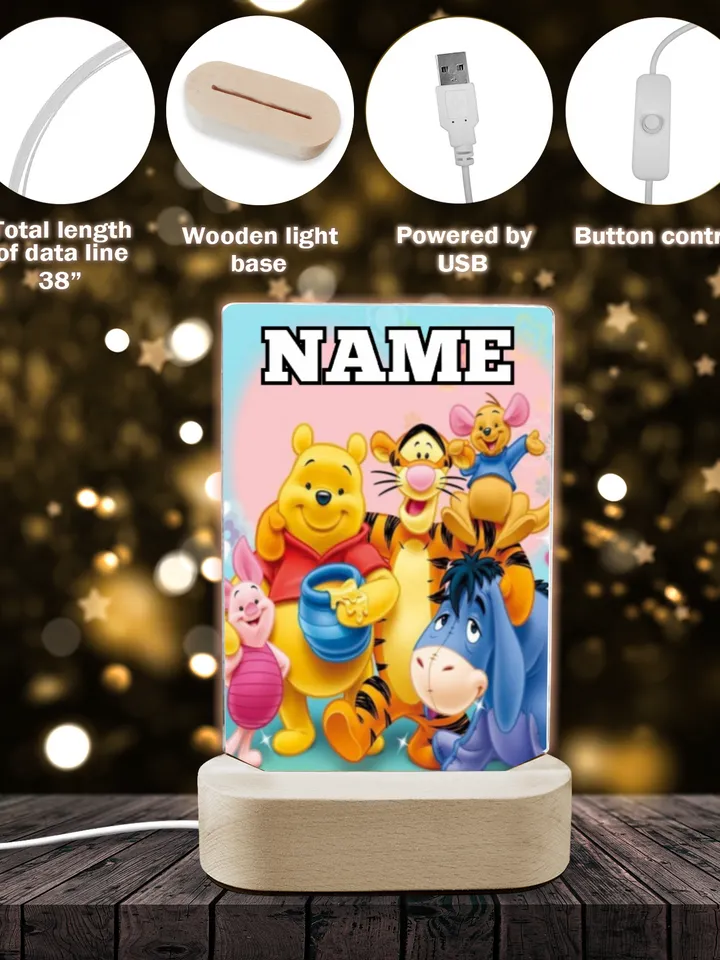 Winnie the Pooh Light, Custom NAME