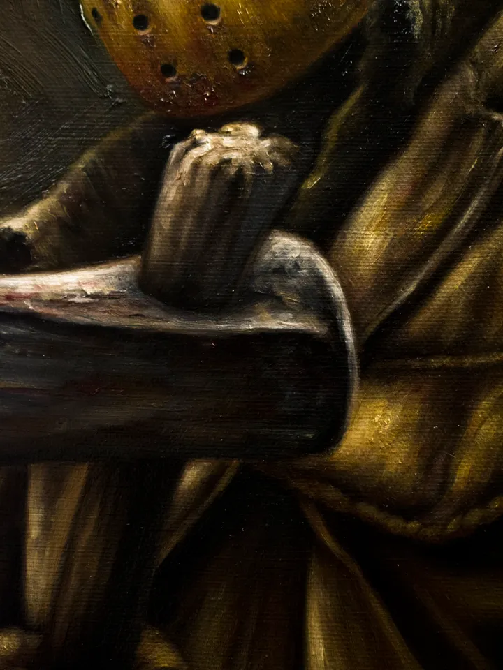 Original oil painting Jason Voorhees