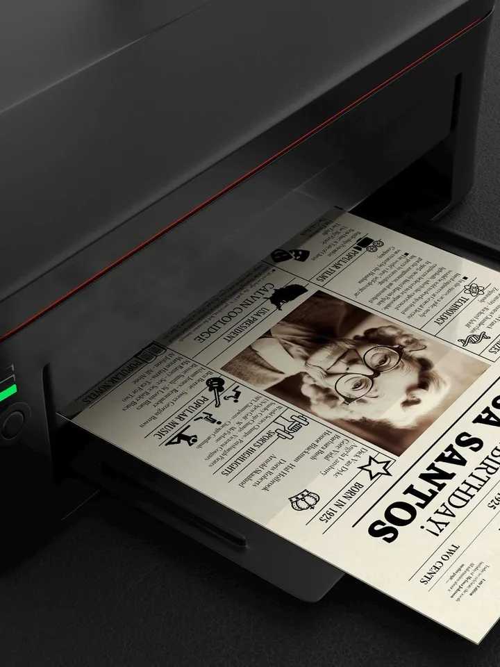 100th Birthday Newspaper Poster - Personalized Gift for Men or Women | Born in 1925 | Vintage 1925 Facts, Decor & Celebration Keepsake