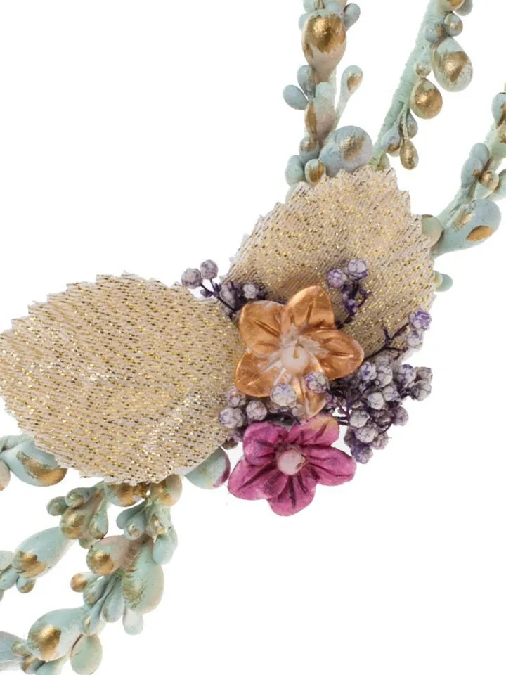 Delicate Porcelain Flower Wedding Wreath, Floral Bridal Headband, Flower Wedding Crown, Boho Headpiece, Jewelry Set, Bridal Hair Accessories