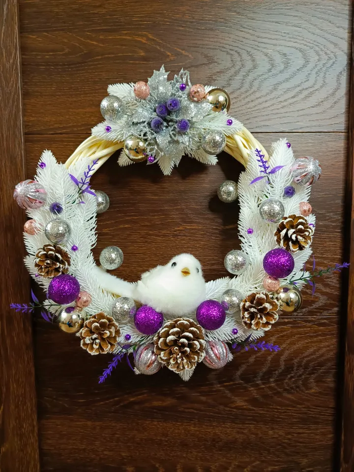 Handmade Christmas wreath