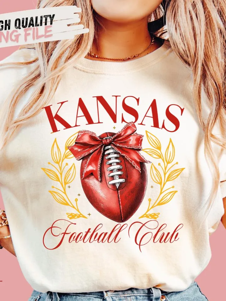 Football png, Coquette Football PNG, K City Football PNG, Football Team PNG, K City Football Sweatshirt, Football Red Team Football Club