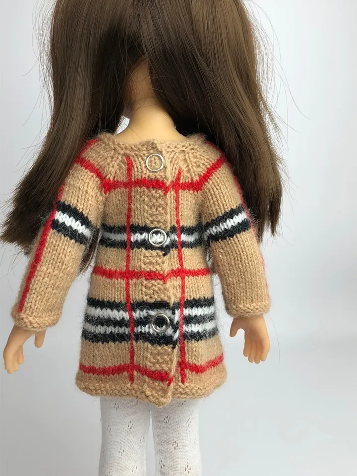 Paola Reina Doll 3 ITEMS Set: Exclusive Handmade Outfit - Dress, Tights, Shoes