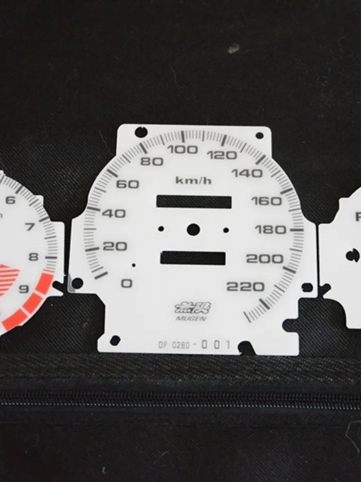Gauge Faces Overlay kit for Honda Civic Ek VTI / SI Mugen style