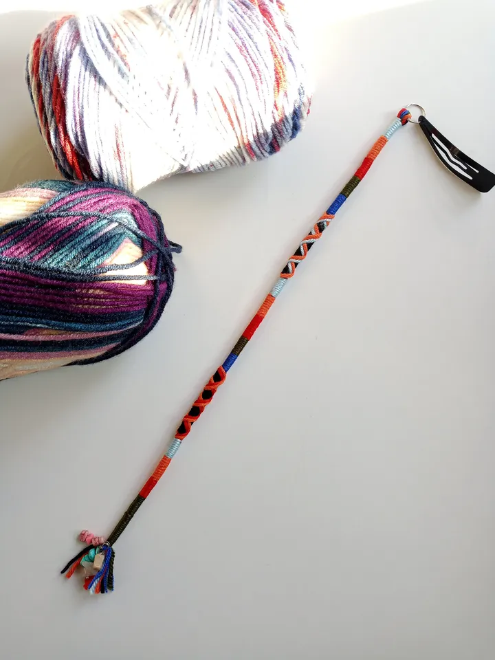 Dreadlock Hair Extensions, Clip In Hair Wraps, Braid Bohemian, Festival Boho Girl,  Removable Wrap, Hippie Girl Women Gift,
