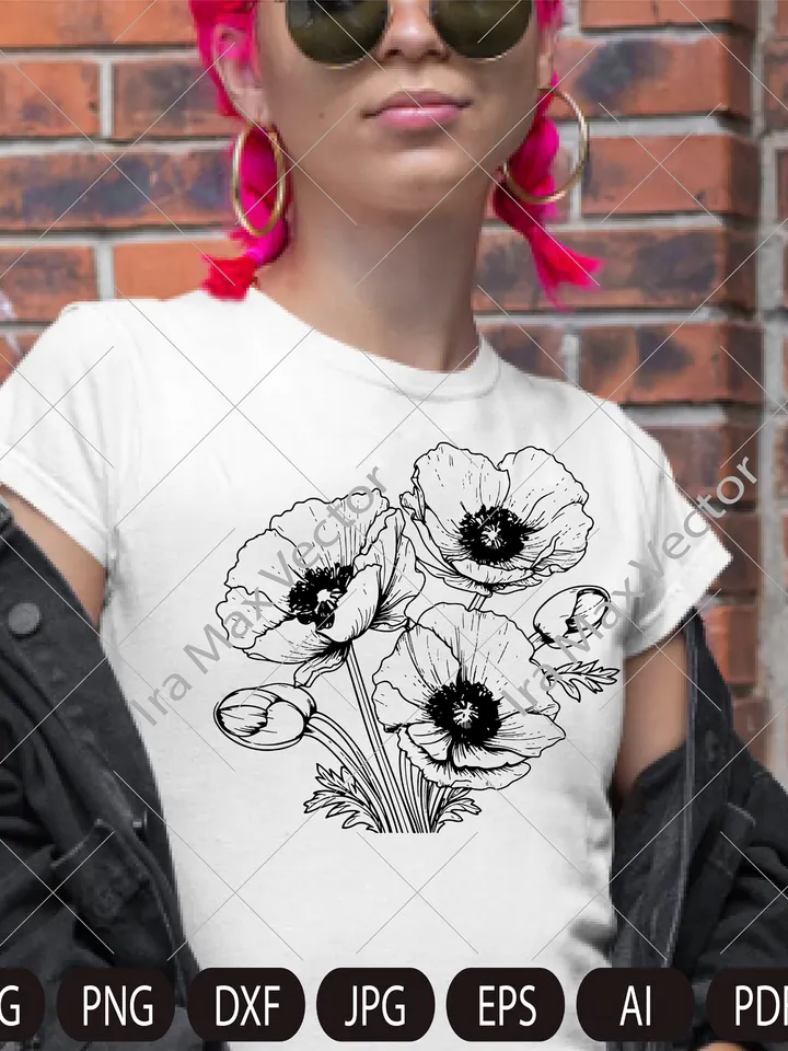 Poppy Flowers Clipart, Poppies SVG, Red Poppies PNG, California Poppy SVG. Poppy Clipart, Red Poppies Clipart, Poppies,