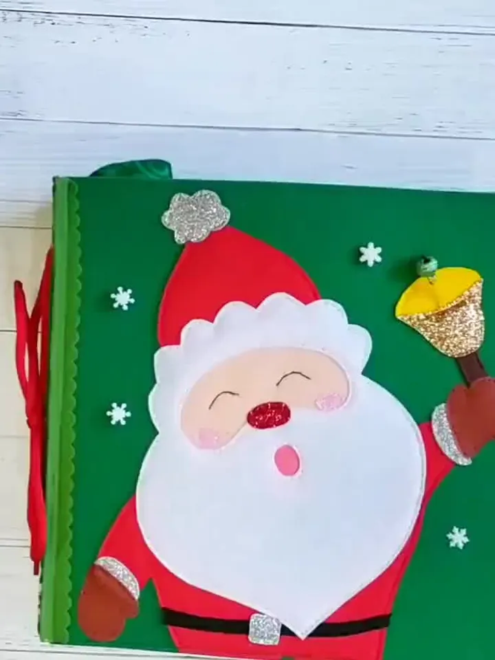 Christmas Quiet Book pattern for toddler, Felt activity book, Soft book for kids, Christmas gift for toddler 3,4,5,6 year old