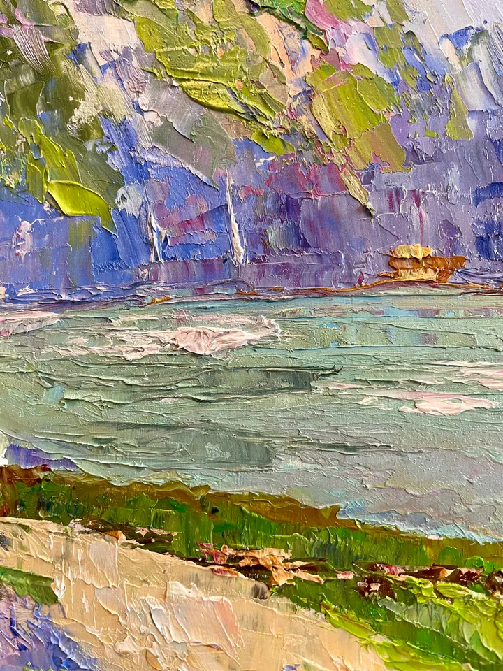 Seascape Painting Original Oil Painting California Seaside fine art