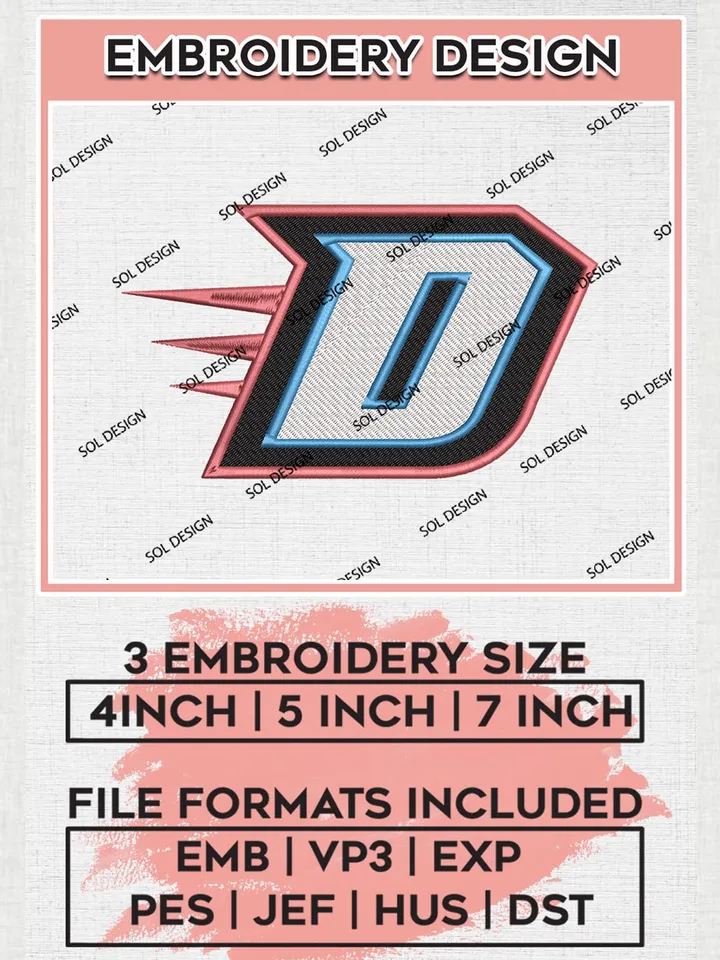 DePaul Blue Demons Team Word Logo Machine Embroidery Design, NCAA DePaul Blue Demons Team Design Design files, NCAA Team Embroidery Designs, NCAA Machine Embroidery Designs, Digital Download