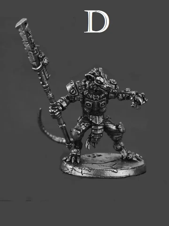Mechanical Mice Troop Models, copper miniatures, tabletop wargaming fantasy miniature figures.