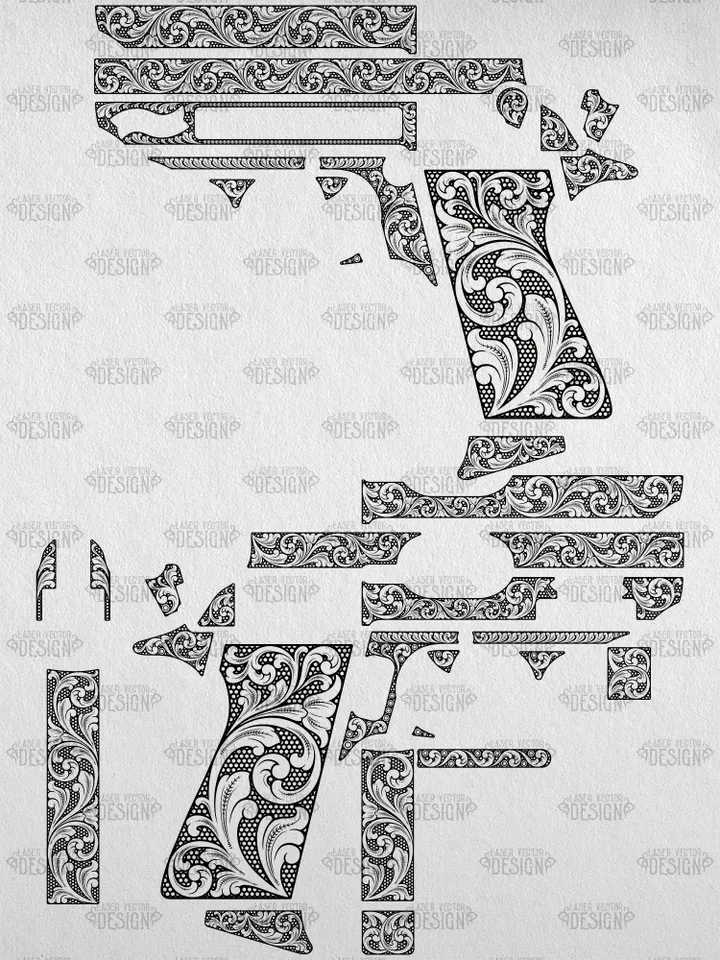VECTOR DESIGN Walther PPK S Classic Scrollwork