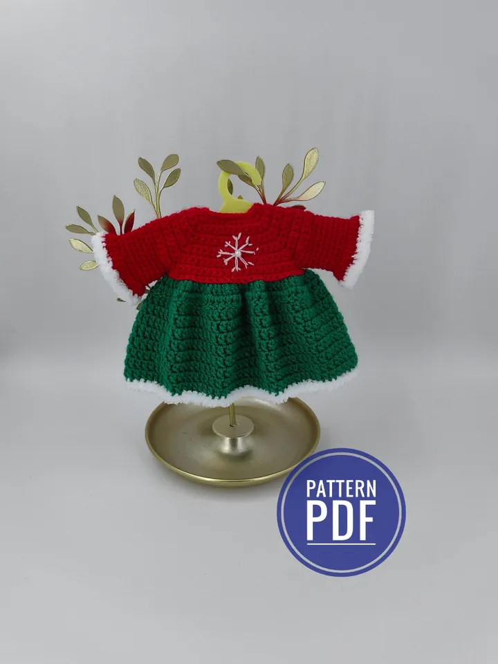 Pattern Christmas dress