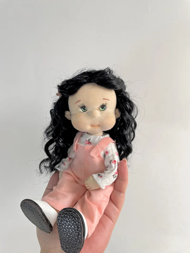 Handmade Poseable Art Doll - Waldorf-Inspired Collectible Heirloom Gift for Girls (20cm)