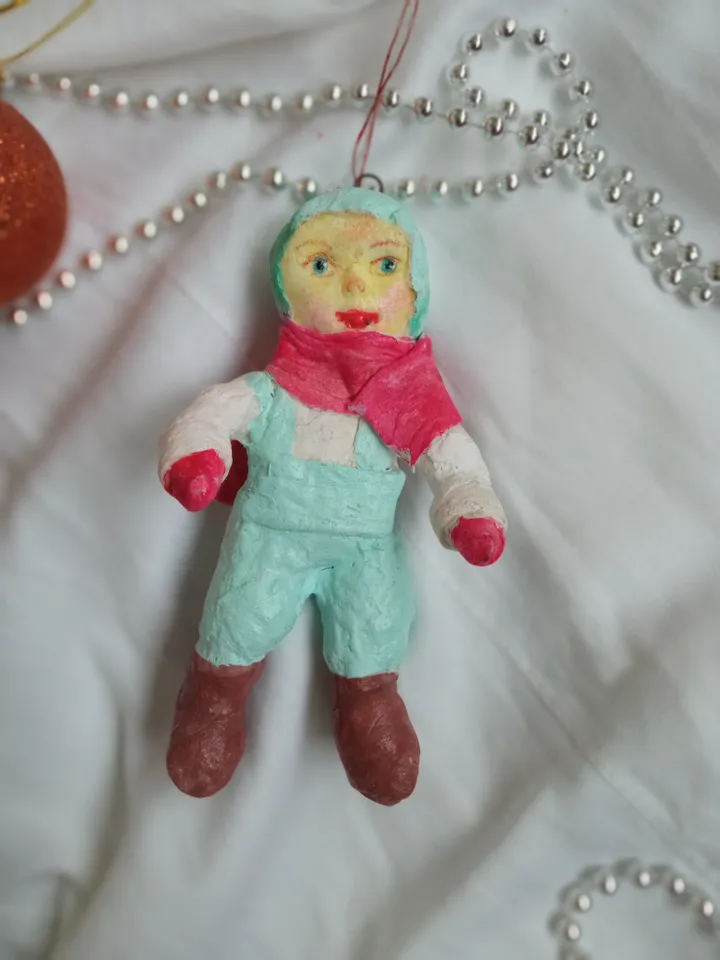 Charming Cotton Toy Boy - Festive Ornament for Tree or Room Decor
Handmade. Christmas tree toy
Xmas gifts